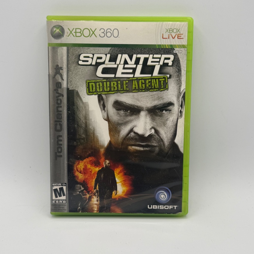 Ubisoft Splinter Cell Double Agent Xbox 360 Size One Green Excellent Stealth